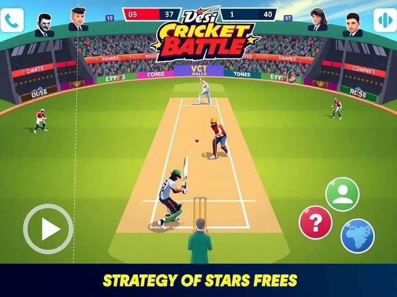 Desi Cricket Battle gameplay screenshot